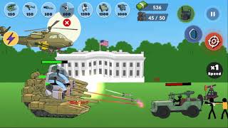 Stickman World War  Android #20, White House part 2 to 2. screenshot 2