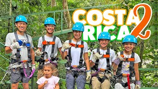 Costa Rica 🇨🇷Adventure II: From Sloths to Ziplining & Jules 16th Birthday!