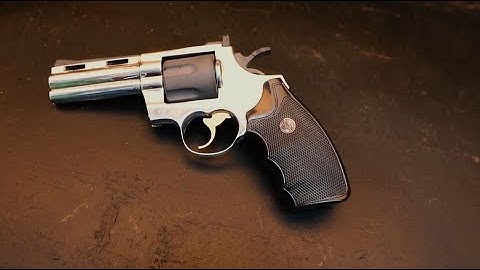 COLT Python  357 MAGNUM Gun Lighter Restoration Part 14