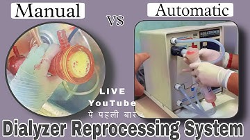 Dialyzer Reprocessing Automatic & Mannual both type Dialyser Washing