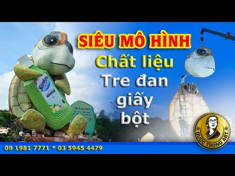 MÔ HÌNH QUẢNG CÁO SẢN PHẨM | Sunlight (Unilever) | Rùa baby KHỔNG LỒ ...