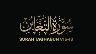 Surah At Taghabun || سورت التغابن || ayat (1-18) || recitation of surah at taghabun | surah no. 64