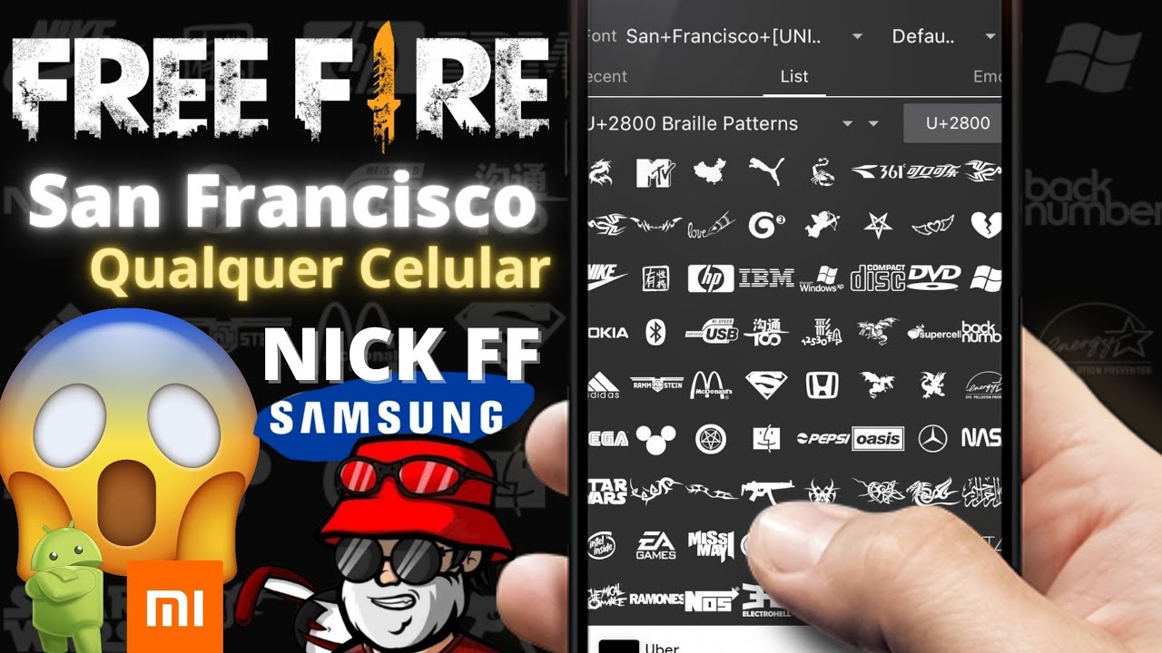 Símbolos e Unicodes para Nicks do Free Fire- Página 5 de 13