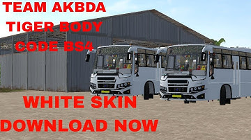 New Tiger Body Code BS4 White Skin Download Now /Master Gaming 2.0@teamakbdaofficial6360