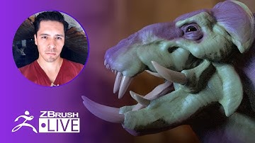 Speed Sculpt a Creature in 2 hours #withme! - Óscar Trejo - ZBrush 2020