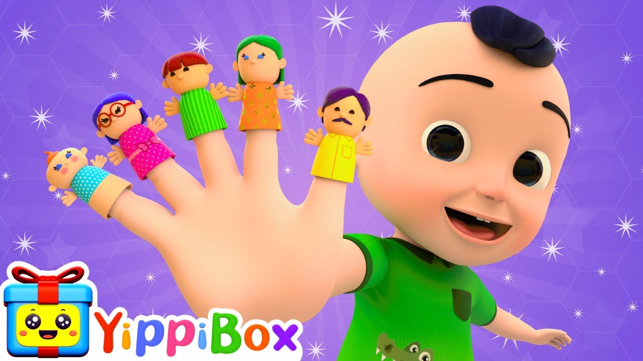 Finger Family Song | Nursery Rhymes & Kids Songs | YippiBox