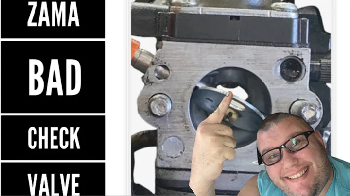 ZAMA C1Q CARBURETOR / BAD CHECK VALVE