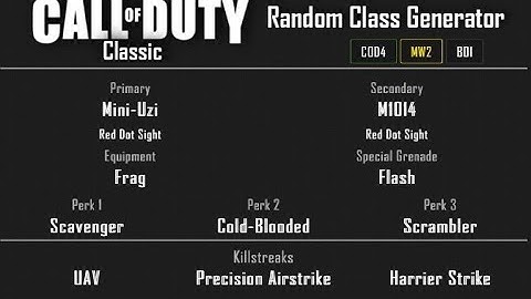 MW2 - Terminal Free-For-All (18-11) Random Class Generator #59 [2020]