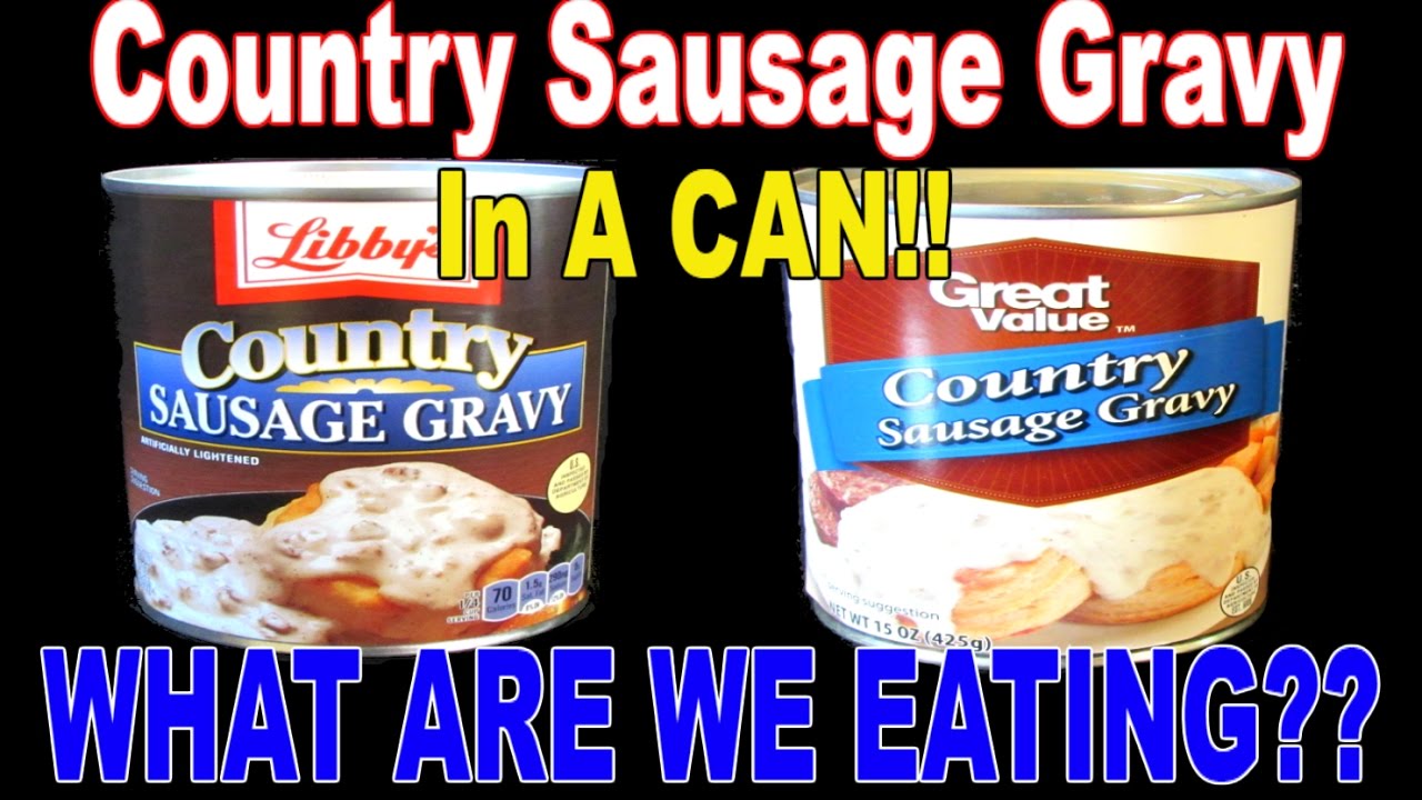 CANNED Sausage Gravy!?!? - Big Brand vs. Generic - WHAT ARE WE EATING?? - The Wolfe Pit