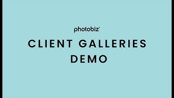 PhotoBiz  - Client Galleries Demo