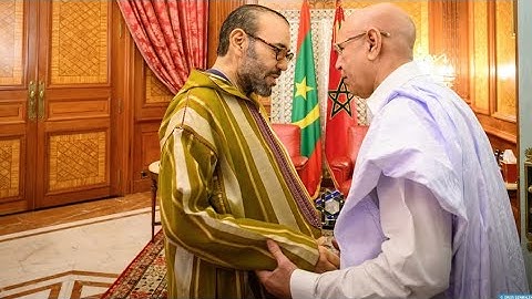 الملك محمد السادس يستقبل بالدار البيضاء الرئيس الموريتاني ولد الشيخ الغزواني