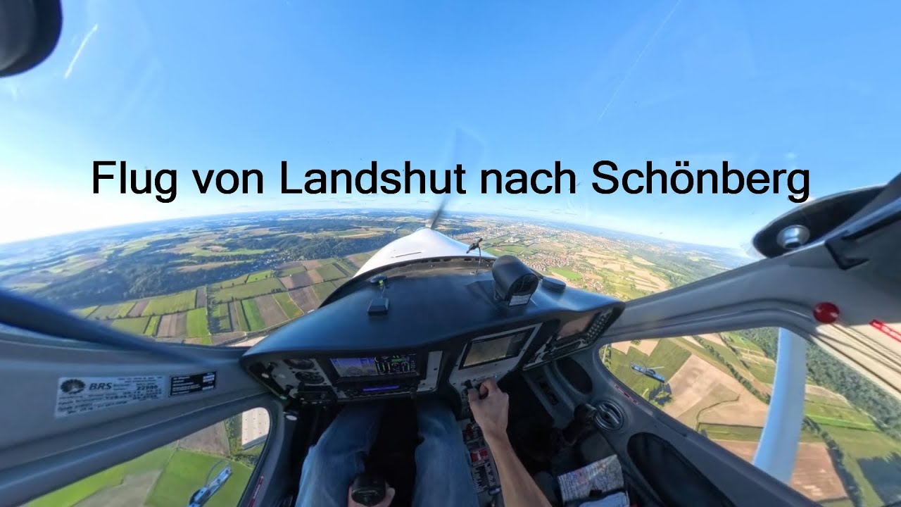 Flug von Landshut EDML nach Schönberg EDPK