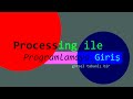 Processing ile Programlamaya Giriş