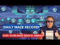 Hunt royale daily maze over 10000 maze gems in 30min how is this even possible lets watch