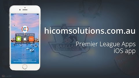 Premier League live score football ios app source code for sale