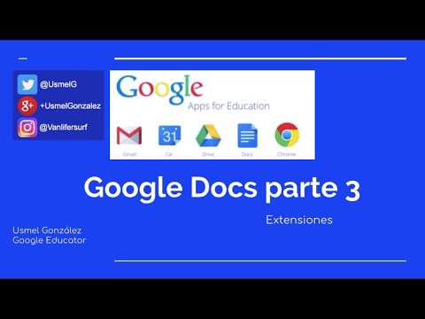 GOOGLE DOCS TERCERA PARTE - COMPLEMENTOS