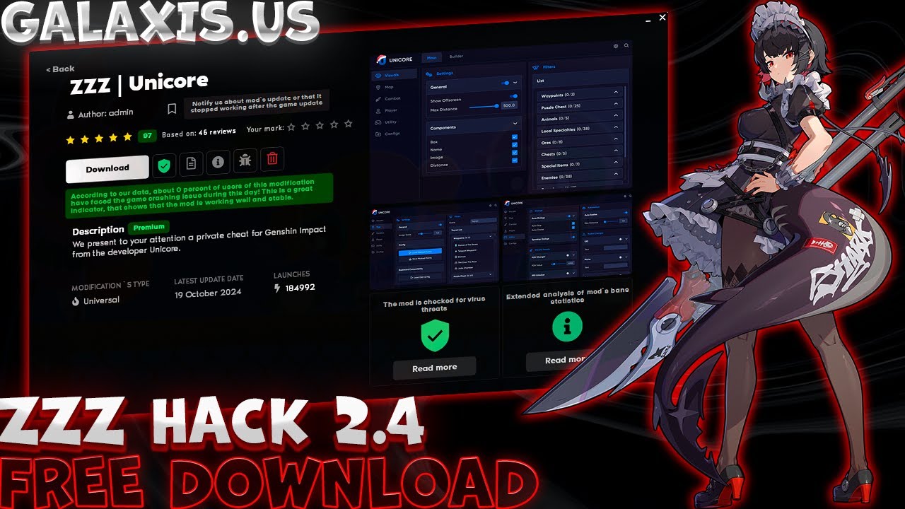 Zenless Zone Zero Hack | The Best ZZZ Cheat 2025 | God Mode, Dumb ...