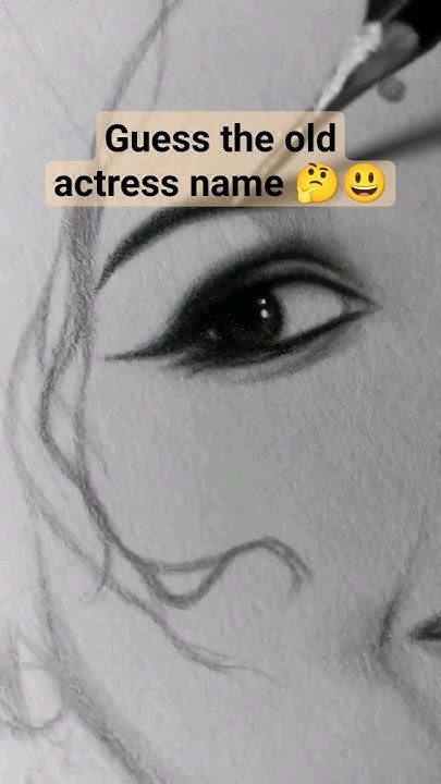 realistic-sketch-guess-the-old-actress-name-viral-shorts-old
