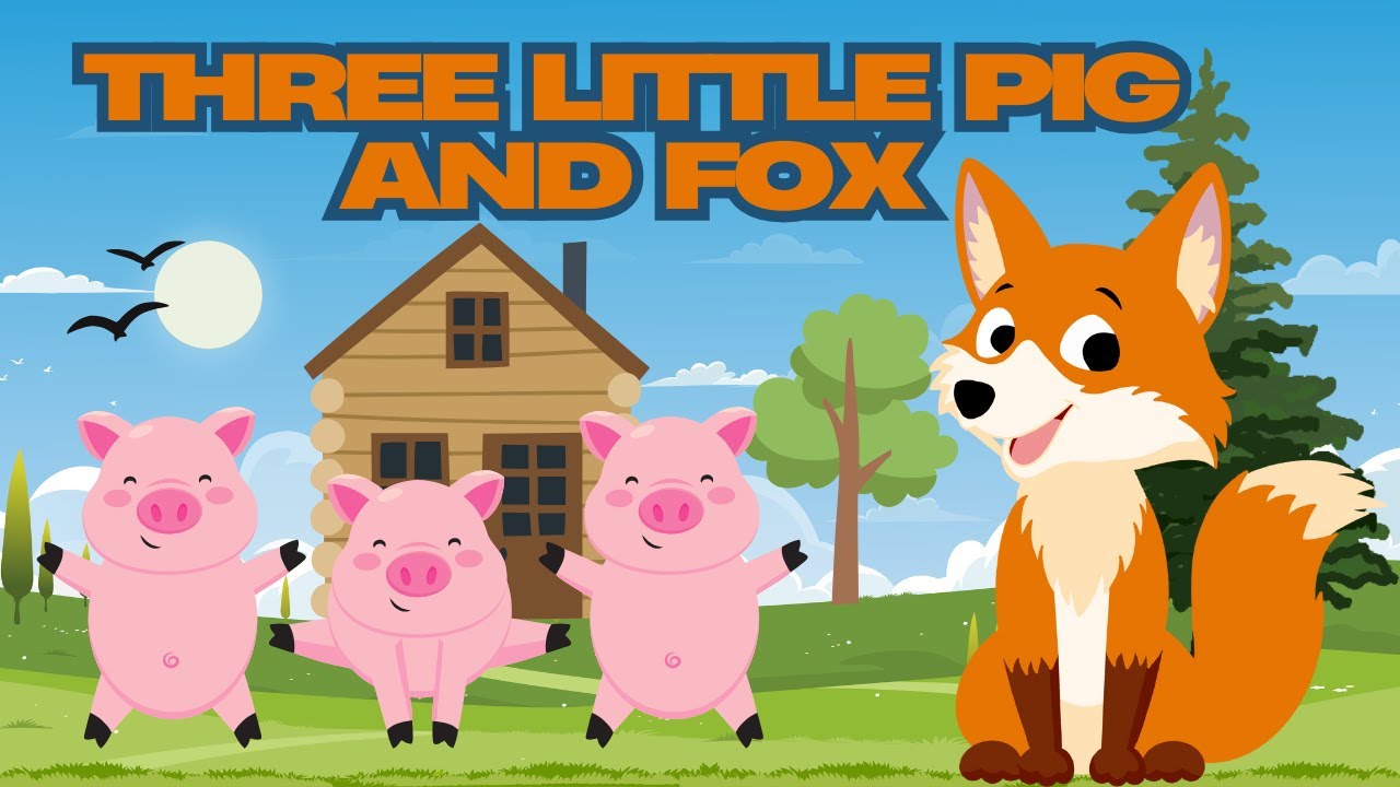 Three little pigs | Cocomelon Nursery Rhymes & kids Songs | Story For ...