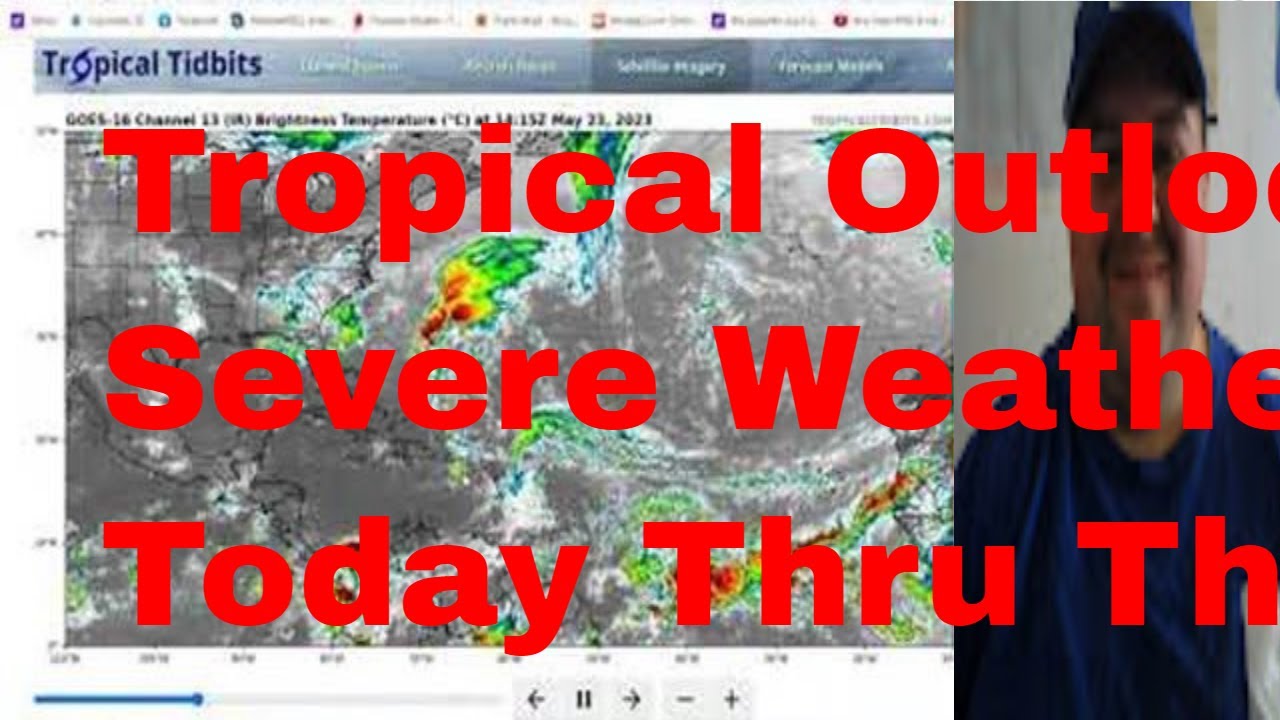 Severe Weather Today With A Few Tornadoes! Winds 70+ MPH! Large Hail ...
