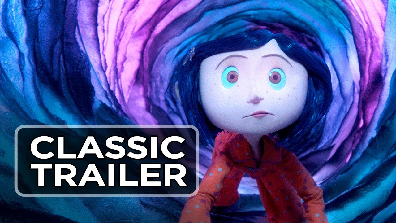 Coraline 2009 Official Trailer   Dakota Fanning Teri Hatcher Movie HD