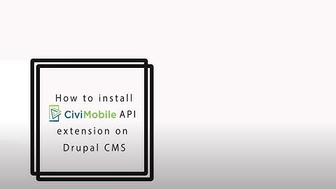How to install CiviMobile API extension on Drupal CMS