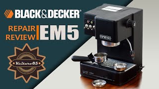 Кофеварка из 90-х BLACK &amp; DECKER - EM5 после восстановления!