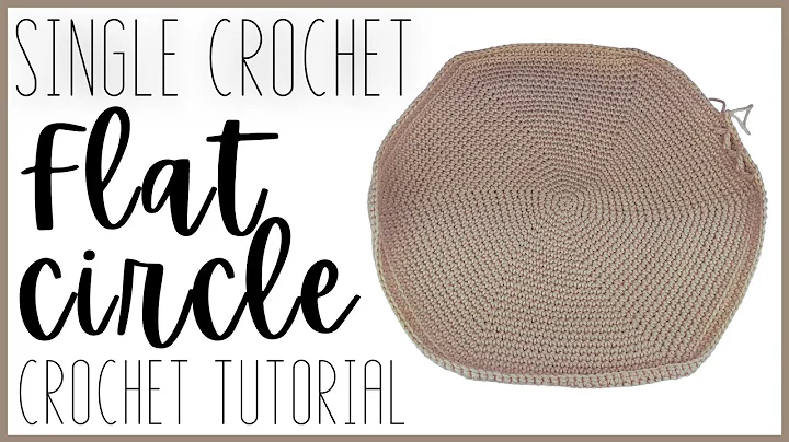 Learn to Crochet a Flat Circle with Single Crochet Stitch