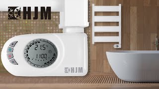 HJM electric heated towel rail step-by-step tutorial video HJM electric heated towel rail step-by-step tutorial video