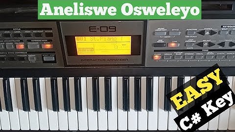 Aneliswe Osweleyo C# itende tutorial || how to play a keyboard