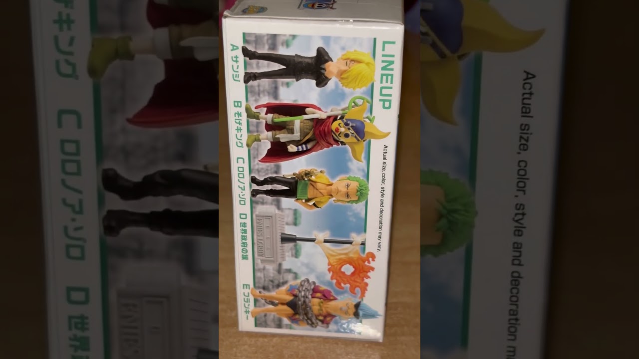 Roronoa Zoro WCF Figure Review Part 1