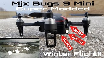 Super Modded (Mjx Bugs 3 Mini) Winter FPV flight