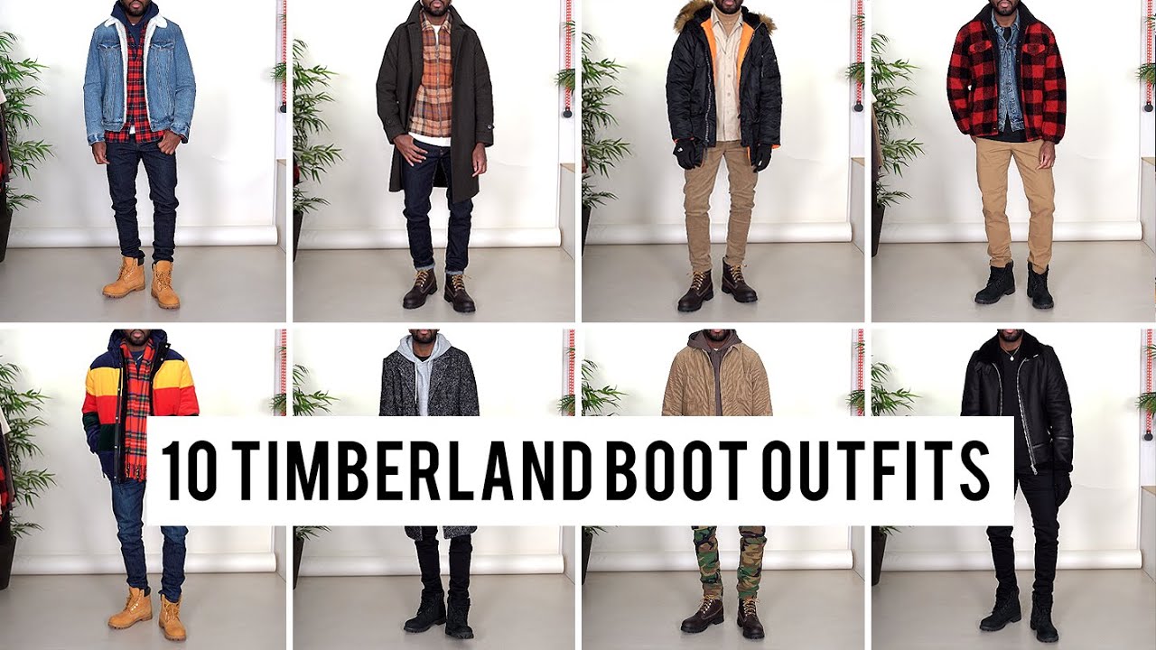 10 Street Casual Timberland Boot | Outfit Inspiration | Men's - YouTube
