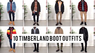 10 Street Casual Timberland Boot Outfits | Winter Outfit Inspiration | Men's Fashion