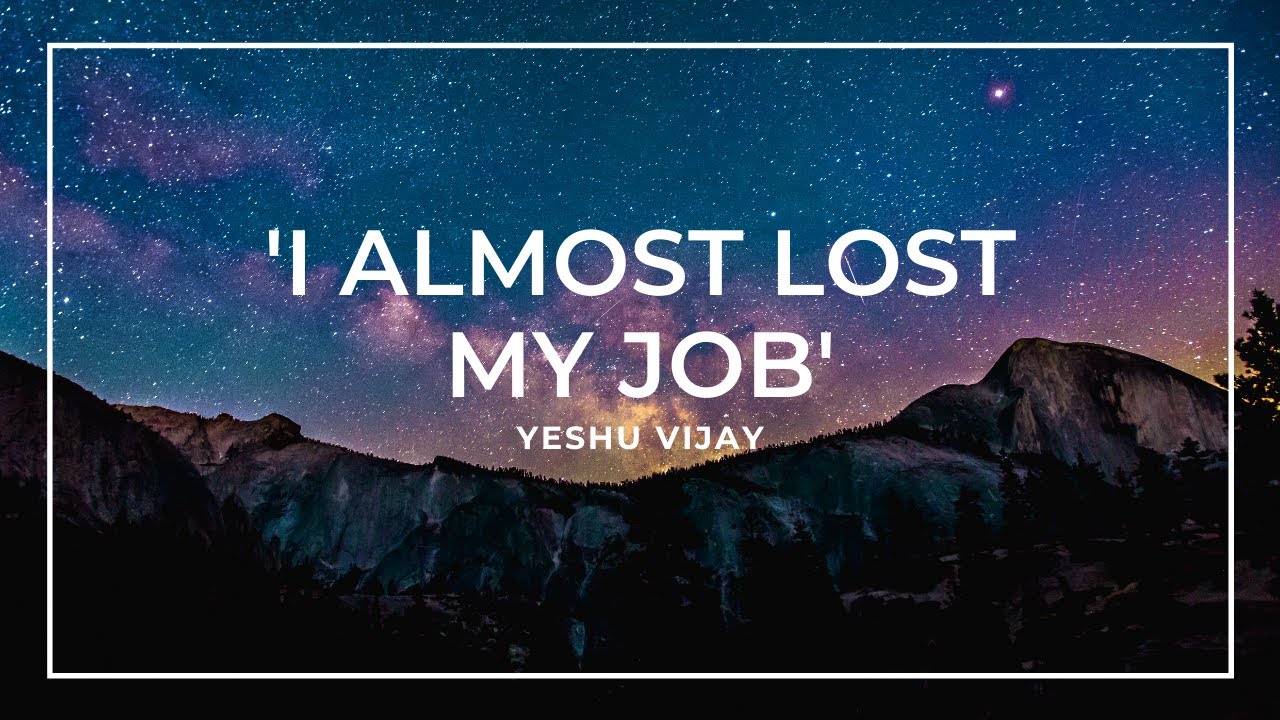 I almost lost my Job - YouTube