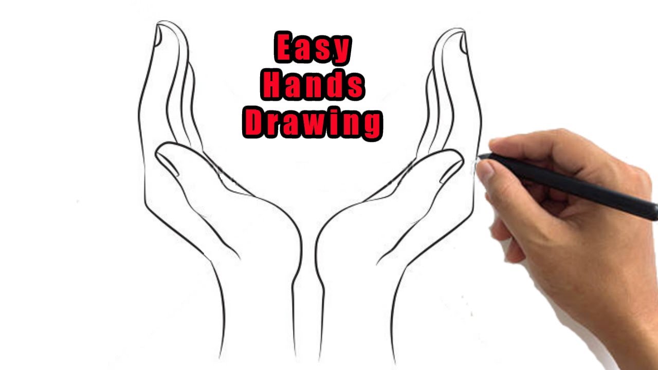 How To Draw Hands Holding Earth Easy