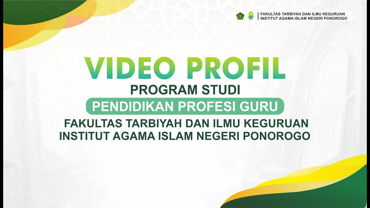 Video Profil Program Studi Pendidikan Profesi Guru - YouTube