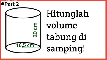 Cara Menghitung Volume Tabung #Part 2 || Kelas 5 SD/MI Semester 2 Kurikulum 13