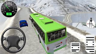 Snow Bus Simulator Games | Offroad Bus Driving Game 3D | Mobile GamePlay screenshot 4