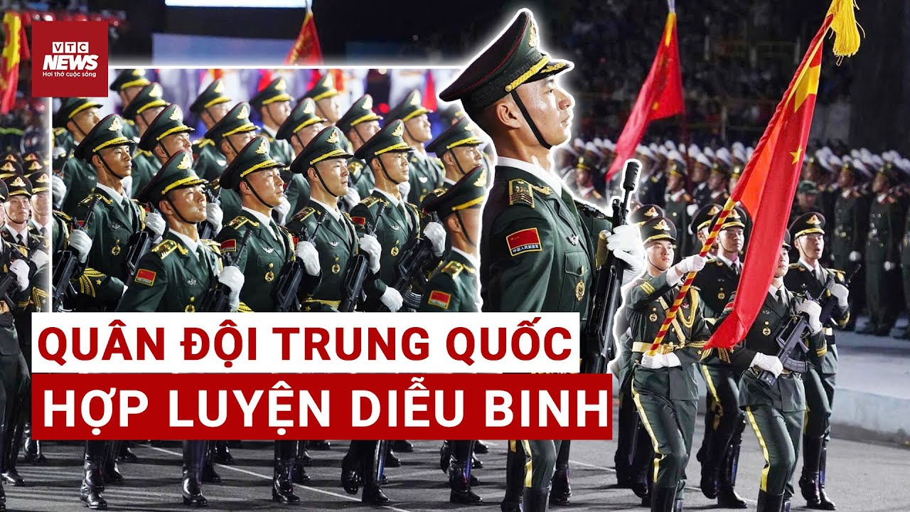 Khối diễu binh quân đội Trung Quốc tại Việt Nam đẹp như trên TV |VTC News