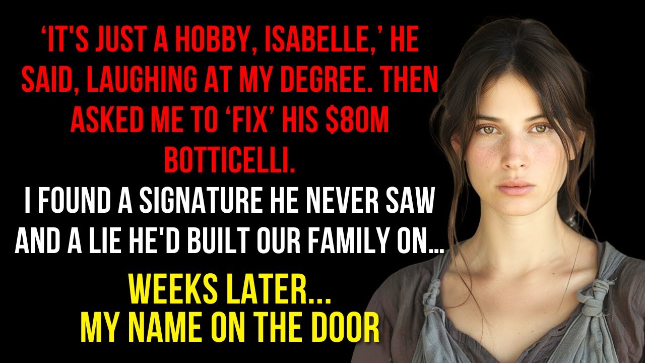 My Stepfather Laughed At My Restoration Degree—Then I Found A Signature That Changed Everything
