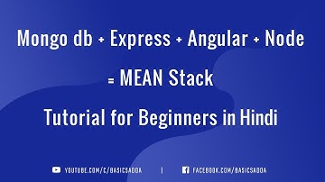 Mongo db + Express + Angular + Node = MEAN Stack Tutorial in Hindi #3 Routes
