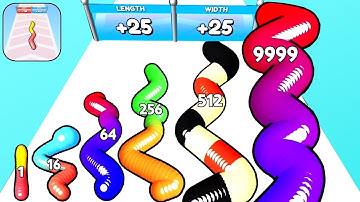 GUMMY WORM GO - Gameplay (Android,iOS) New Update Walkthrough Free