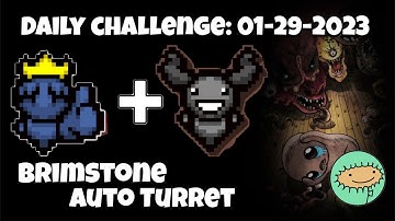 Brimstone Auto Turret! (TBOI: Daily Challenge 01-29-2023)