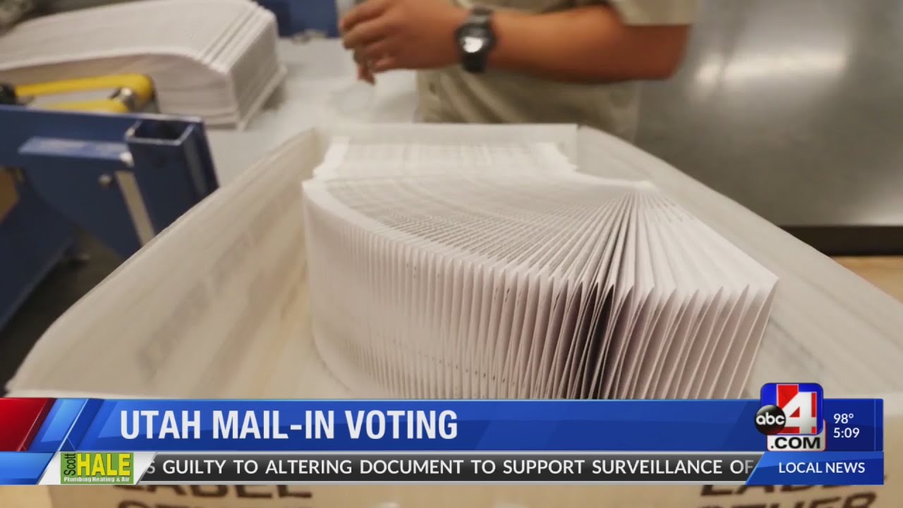 USPS on Utah voters choosing mailin option YouTube