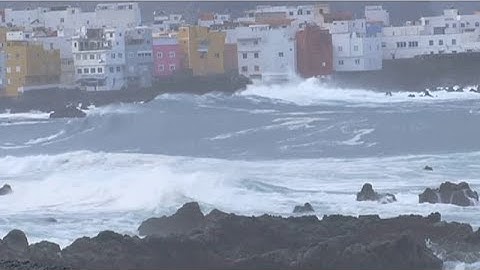 Powerful waves turn deadly in Tenerife as authorities warn of dangerous sea conditions
