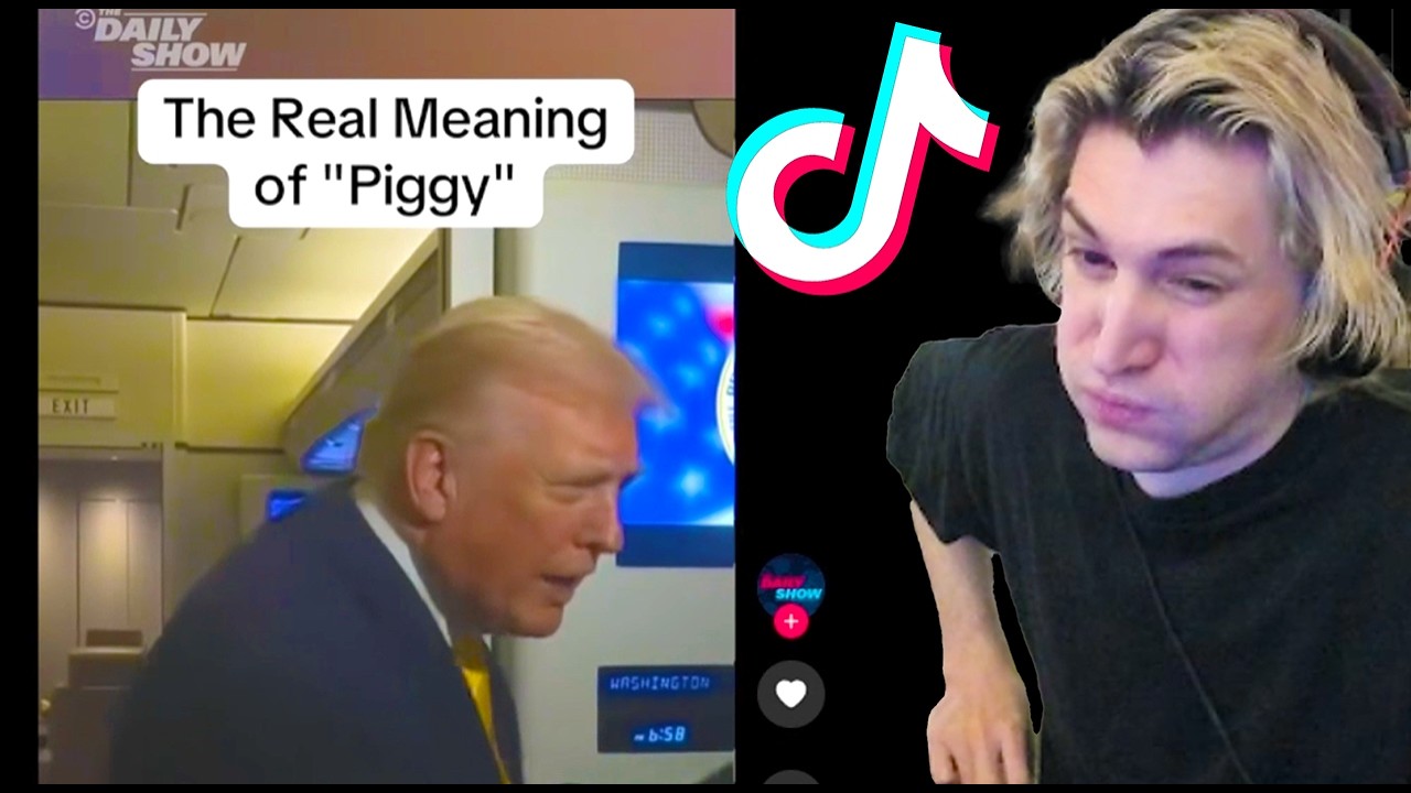 What Is Chat Linking Me - xQc reacts to TikToks