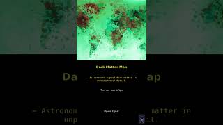 Dark Matter Map... #darkmatter #scienceupdate #cosmology #spacefacts #spaceexploration