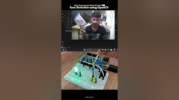 Face Detection Project with Arduino 🔥📈 | #shorts #arduino #electronics #opencv #python