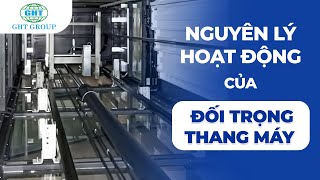 NGUYÊN LÝ HOẠT ĐỘNG CỦA ĐỐI TRỌNG THANG MÁY